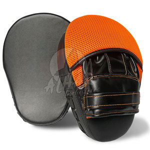 La mejor calidad de forma curva hecha Thai Muay Taekwondo Boxeo Sparring Focus Hand Shield Mitts para la venta - Product Image 2