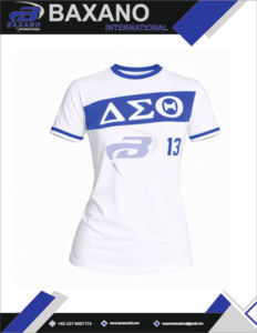 Delta Sigma Theta Sorority T-<b>Shirt</b> Greek Letter Design Sorority Members <b>Royal</b> <b>Blue</b> White 100% Cotton Breathable DST Sorority - Product Image 5
