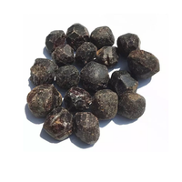 Cristaux de guérison Reiki en grenat indien et agate bruns naturels bruts non polis pour la décoration intérieure