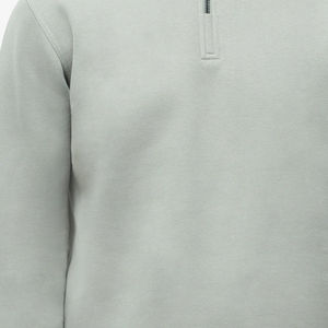 Haut à demi-fermeture éclair pour hommes unisexe 100% coton pour l'hiver Design personnalisé sweats à capuche colorés et solides 2025 - Product Image 4