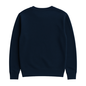 Sudadera de Hombre Azul Marino, Felpa Francesa, 100% Algodón Orgánico de Lujo, Preencogido, Certificado GOTS, Corte Clásico Premium - Product Image 2