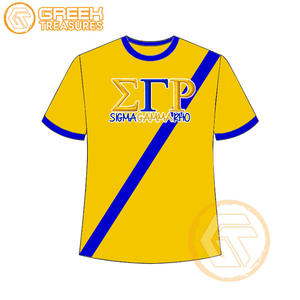 Vente en gros de t-shirt Sigma Gamma Rho pour femmes vêtements de sororité jersey de coton t-shirt respirant de haute qualité vêtements grecs pour femmes - Product Image 3