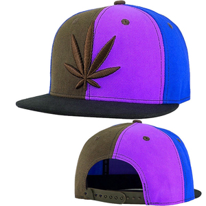 Casquette de baseball en coton unisexe tendance avec logo brodé, style hip hop, casquette snapback à bord plat - Product Image 4