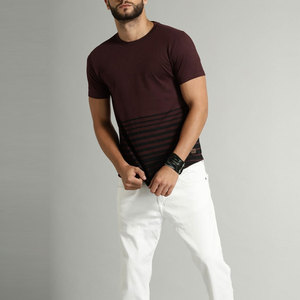 Ropa informal de estilo callejero, camiseta de tela de punto para hombre, camiseta de ajuste Regular de aspecto clásico, traje de moda, oferta de verano, camiseta para hombre - Product Image 4