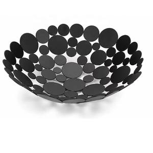 Nouveauté bol à fruits en métal panier bol de rangement rond décoratif parfait pour les pains collations bonbons maison cuisine comptoir - Product Image 3
