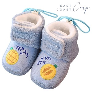 Botines de felpa para bebé recién nacido, botines de fondo suave de invierno de lana cálida para recién nacidos, zapatillas de tobillo para primeros pasos, zapatos - Product Image 1