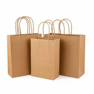 Fournisseur d'usine, sacs en papier recyclé blanc pour épicerie, vente en gros, biodégradables, restauration rapide, emballage à emporter, boulangerie, en-cas - Product Image 6