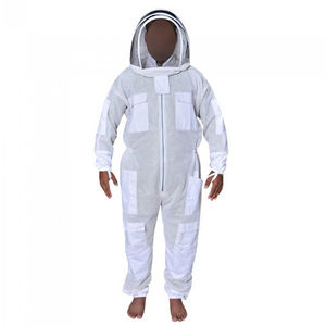 Combinaison d'apiculture intégrale avec voile, capuche, veste, tenue de travail de sécurité, combinaison de protection imperméable à trois couches - Product Image 1