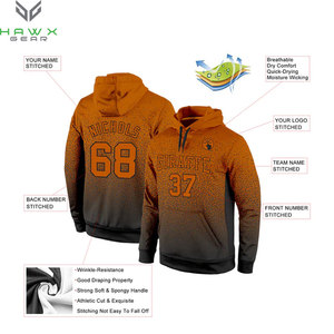 Haute qualité bleu royal-léger polaire sport pull sweat à capuche cousu personnalisé hiver utilisation solide motif conception doublé - Product Image 4