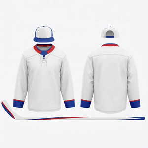 Maillot de hockey sur glace unisexe personnalisé, service OEM, haute qualité, design personnalisé, séchage rapide, couleur/taille personnalisée, prix de gros - Product Image 2