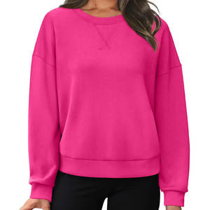 Fashion <b>Women</b> Sweatshirt Off Shoulder Drop Neck Pullover Chic Ladies Casual Top Soft Everyday Wear Sweater - Product Image 1