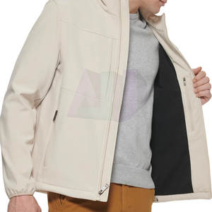 Veste d'hiver softshell légère pour homme - Écologique, respirante, logo frontal, tissu nylon/polyester, confortable et facile à porter - Product Image 6