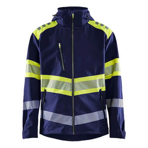 Chaqueta de seguridad de trabajo de visibilidad reflectante de seguridad de alta visibilidad en colores y tamaños personalizados con logotipo reflectante de la empresa - Product Image 1