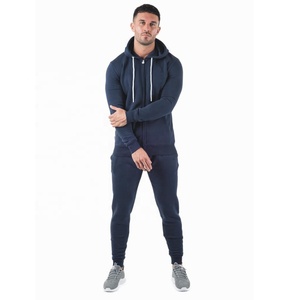 Haute qualité 2 pièces hommes survêtement à capuche hommes sport vêtements de sport actifs ensemble hommes joggeurs costumes ensemble survêtements pour hommes - Product Image 2