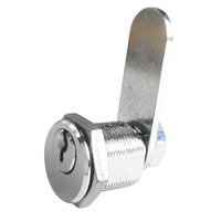 Serrure à came excentrique industrielle ABA en alliage de zinc avec 2 clés, finition zinguée, entraxe 60 mm pour distributeurs automatiques de billets et armoires sécurisées, Taïwan