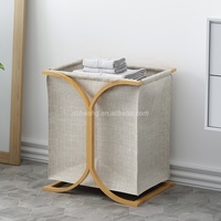 Panier à linge en bambou pour la maison, la salle de bain, le rangement des vêtements sales