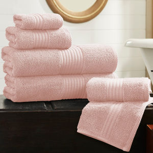 ผ้าขนหนูอาบน้ำคอตตอนแบบ100% มีลายเนื้อแข็งขนาดและลายที่กำหนดเอง - Product Image 6