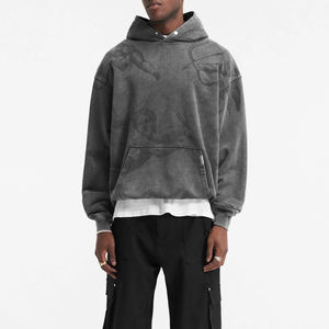 Sweat à capuche zippé en éponge française 100% coton de haute qualité - Product Image 6