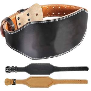 Ceinture de musculation en cuir de vachette durable et confortable pour l'entraînement sportif et la protection lombaire - Product Image 2