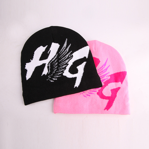 Quantité minimale de commande bas Fabricant de bonnets Y2K personnalisés avec logo jacquard personnalisé et doublure en satin à l'intérieur - Product Image 1