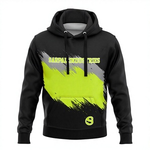 Luxury High Quality 340 Grams Athletic Sport Fleece Cotton <b>Pullover</b> <b>Men</b> Hoodie Boxy Hooded Pocket Custom Comfortable <b>Men</b> Hoodie - Product Image 1