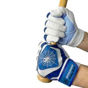 Guantes de bateo de béisbol de cuero personalizados Pro Grip, ligero y duradero para hombres, mujeres, tallas para jóvenes - Product Image 4