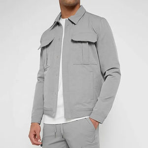 Ensemble de survêtement deux pièces en polyester pour homme, séchage rapide, respirant, coupe ajustée, OEM, pour la gym, la course à pied, le jogging, uniformes d'équipe - Product Image 6