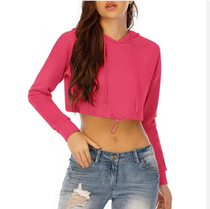 Nouveau sweat à capuche pour femme avec logo sur le devant coupe régulière et prix disponible en différentes couleurs - Product Image 1