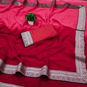 Saree en polyester à prix d'usine à forte demande en direct d'Inde pour les fêtes et les mariages vêtements indiens et pakistanais - Product Image 2