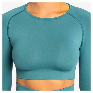 OEM & ODM Leggings de yoga taille plus, ensemble 2 pièces pour femmes, logo personnalisé, vêtements de sport de haute qualité, course à pied, athlétisme, yoga - Product Image 1