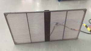 LED reklam şeffaf ekran <span class=keywords><strong>HD</strong></span> P3.91-7. Araba Showroom 4S dükkanlar için 81 şeffaf LED ekran cam pencere merkezi - Product Image 2