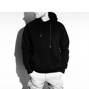 Sweat à capuche personnalisable pour homme, automne, haute qualité, 100% coton, coupe-vent, imperméable, logo OEM imprimé, vêtements personnalisés - Product Image 1