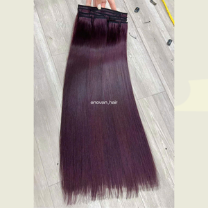Extensiones de Cabello Natural Vietnamita con Clip, Técnica Eslava para Extensiones de Cabello Humano de Alta Calidad y Tiendas de Postizos - Product Image 3