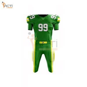 Uniformes de Fútbol Americano Personalizados para Hombre, Impresión Digital con Logotipo y Colores Personalizados, Alta Calidad, 100% Poliéster - Product Image 2