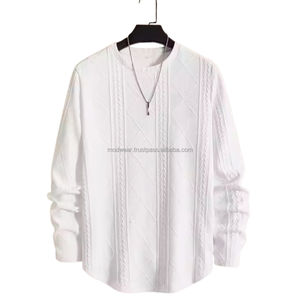 Jersey informal holgado de cuello redondo para hombre, Sudadera con capucha de manga larga con detalle de parche de letra en el pecho, sudadera de calle de talla grande - Product Image 4