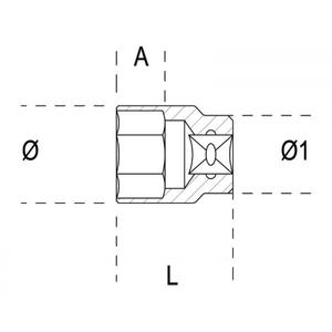 เบต้า1/2 ''ผลิตภัณฑ์ซ็อกเก็ตมือแบบหกเหลี่ยมหลายแพ็ค - Product Image 2