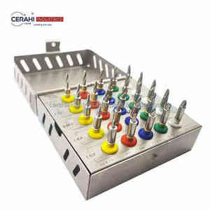 Cerahi Industries Lot de 25 forets à vis coniques pour implants dentaires avec bouchon-Modèle électrique CI 3.139-1 certifié CE - Product Image 1