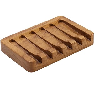 Porte-savon artisanal en solide avec base antidérapante, rainures de drainage, écologique et durable pour un stockage de savon durable - Product Image 1