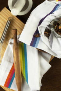 100% coton hareng os serviette pour maison plage cuisine enfant Restaurant couleur Turquoise tissé durable lin microfibre - Product Image 4