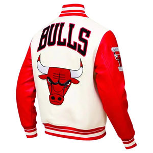 Chaquetas Varsity con Bordado de Lana y Logotipo Personalizado, Chaquetas Varsity Bordadas para Hombre - Product Image 2