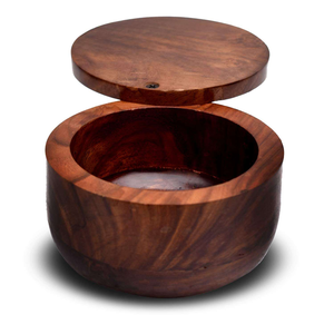 Recipiente de Almacenamiento de Especias y Hierbas de Madera de Acacia, Ecológico y Seguro para Alimentos, con Tapa de Madera Apta para Lavavajillas, para Cocina Pequeña - Product Image 4