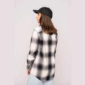 Veste chemise à motif personnalisé pour hommes, automne et hiver 2026, décontractée, chaude, en polaire, à manches longues, unisexe, haut ample, manteau de marque - Product Image 4