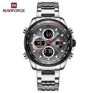 NAVIFORCE 9197 <span class=keywords><strong>Orologio</strong></span> <span class=keywords><strong>da</strong></span> <span class=keywords><strong>Uomo</strong></span> di Lusso Verde Classico, <span class=keywords><strong>Orologio</strong></span> <span class=keywords><strong>Digitale</strong></span> al Quarzo, <span class=keywords><strong>Orologio</strong></span> Sportivo <span class=keywords><strong>da</strong></span> <span class=keywords><strong>Polso</strong></span> in Acciaio Inossidabile - Product Image 5