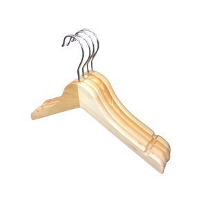 Perchas de Madera para Bebés de Alta Calidad, Duraderas y Antideslizantes, Perchas para Ropa de Niños, Logotipo Personalizado, Madera de Pino Ecológica, Hechas en Vietnam - Product Image 4