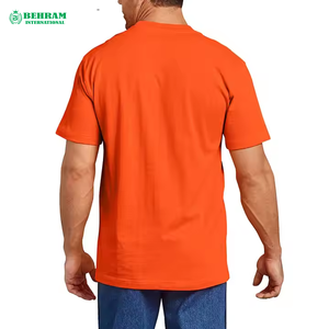 Nouveau T-shirt d'été grande taille ample blanc color block pour homme, en mélange polyester/coton, grande taille, écologique, séchage rapide - Product Image 1