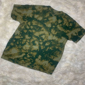 ขายส่งเสื้อยืดล้างกรดที่กําหนดเองรอบคอวางไหล่ขนาดใหญ่หนาผ้าฝ้ายหินล้างเสื้อยืดเปล่า - Product Image 4