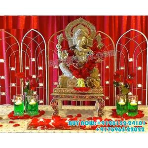 Mariage traditionnel Ganesha idole pour Foyer décor Unique mariage hindou événement entrée décor à la mode mariage bienvenue Ganesha décor - Product Image 1