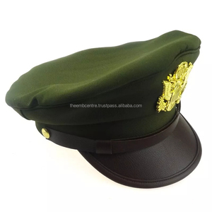 Gorra blanca de uniforme de alta calidad con insignia de lingotes, gorras de pico al por mayor, precio barato personalizado a la venta - Product Image 2