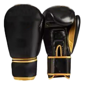 High Quality Custom Logo Printed Leather PU Material Boxing Gloves <b>Black</b> Color 12oz Wholesale Personalized OEM - Product Image 2