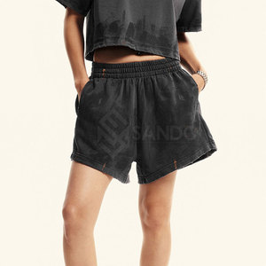 เสื้อซักกรดสำหรับผู้หญิงตัวสั้นผ้าซักแบบสั้นน้ำหนักเบามีเอกลักษณ์2025สั้นดีไซน์ใหม่ล่าสุด - Product Image 1